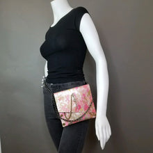 Graffiti Painted Leather Convertible Fanny Pack