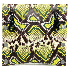 Chartreuse Snakeprint Convertible Fanny Pack