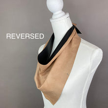 Black & Tan Leather Scarf #2
