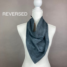 Chic Black Leather Scarf - Taylor