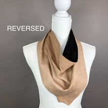 Black & Tan Leather Scarf #2