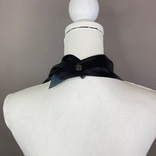 Chic Black Leather Scarf - Taylor