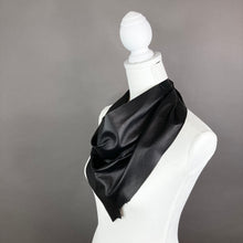 Black & Tan Leather Scarf #2