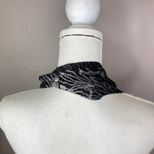 Glitter Swirl Suede Leather Scarf #2