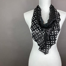 ANA laser cut Leather Scarf