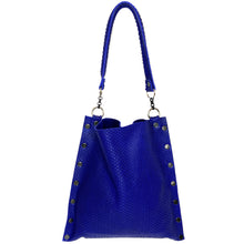 Electric Cobalt Rounded Bottom Tote Bag