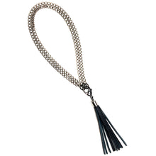 3-in-1 Tassel Necklace © Brushed Silver