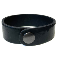 ZEN Stamped Bracelet - Distressed Black