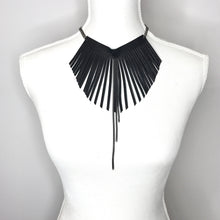 Black Fringe Necklace