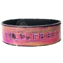 WILD FREE Stamped Bracelet