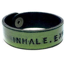 INHALE.EXHALE Stamped Bracelet