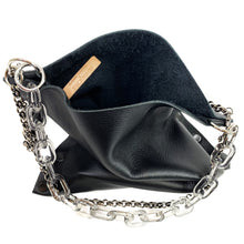 Black Leather "Jenn" Crossbody bag