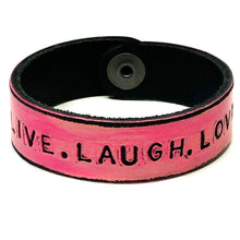 LIVE.LAUGH.LOVE Stamped Bracelet