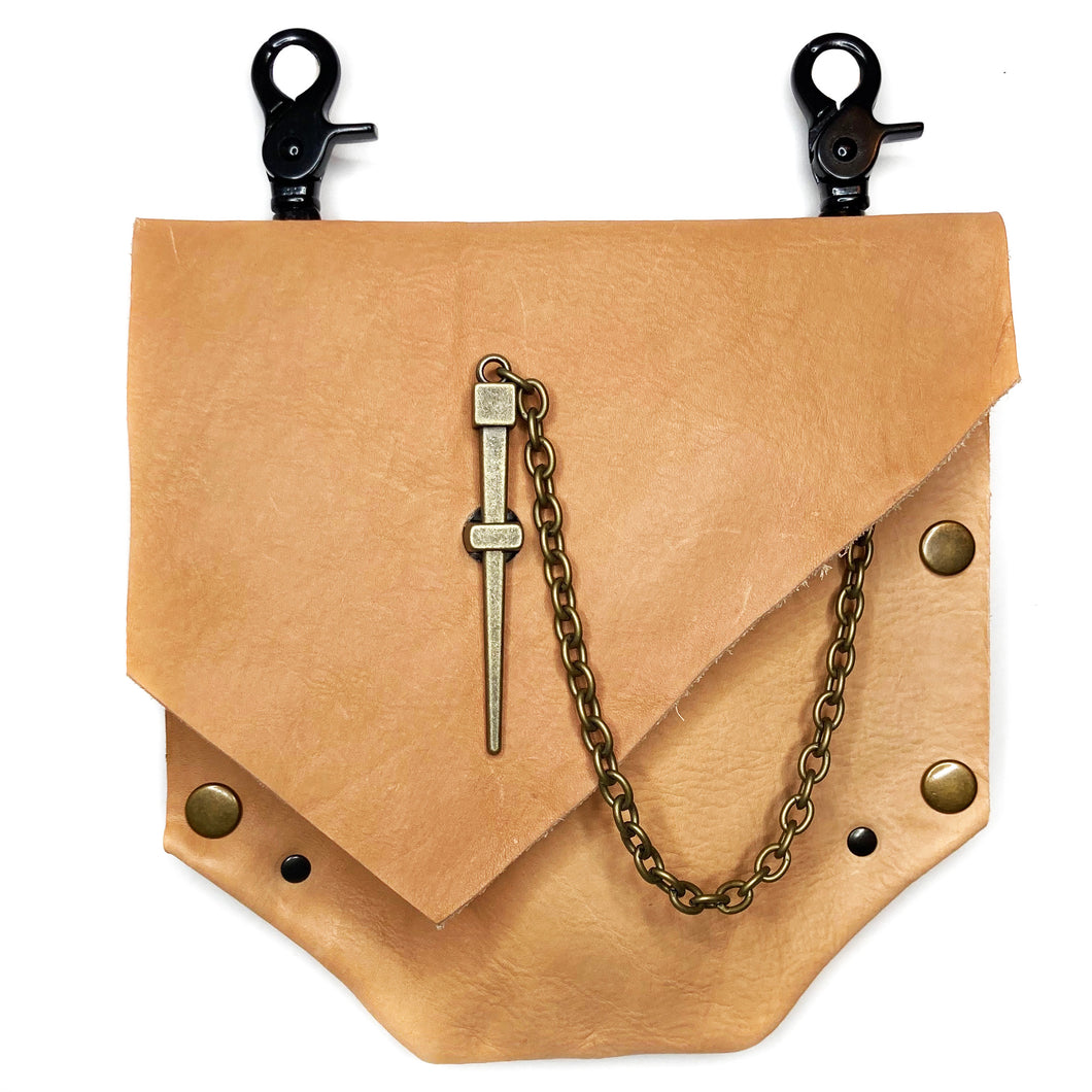 Nude Convertible Fanny Pack-Antique Brass