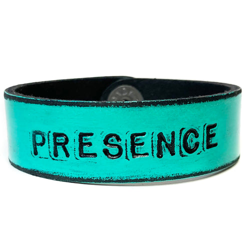 PRESENCE Stamped Bracelet