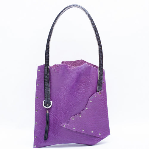 Purple Tassel Tote