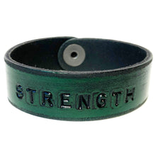 STRENGTH Stamped Bracelet