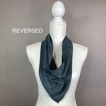 Chic Black Leather Scarf - Marie